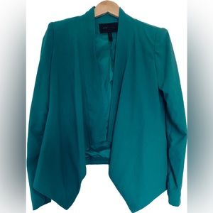 BCBGMaxAzaria Blazer in Teal - size Small
